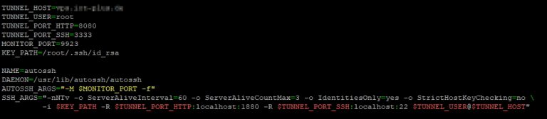 setting up raspberry pi ssh tunnel gateway