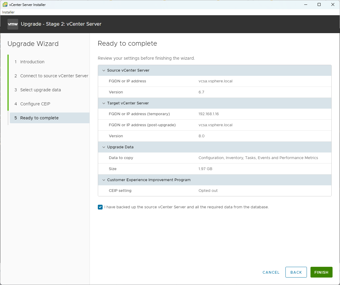 Upgrade VMWare VSphere From Version 6.7 To 8 - IT-REACT